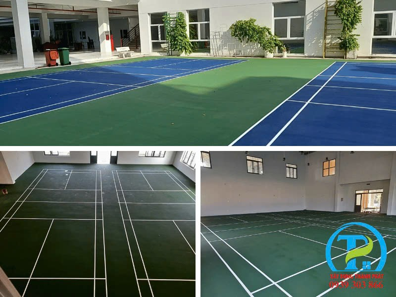 Chọn đơn vị báo giá thi công sân cầu lông tại Bình Dương