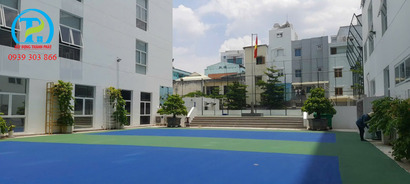 Nhà thầu thi công sân cầu lông ở Bình Dương uy tín
