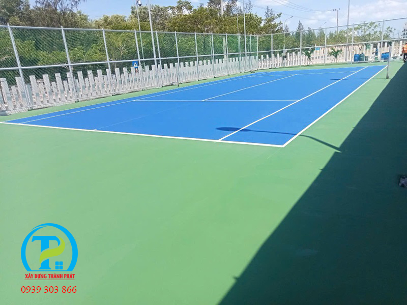 Chi tiết hướng dẫn thi công sân tennis