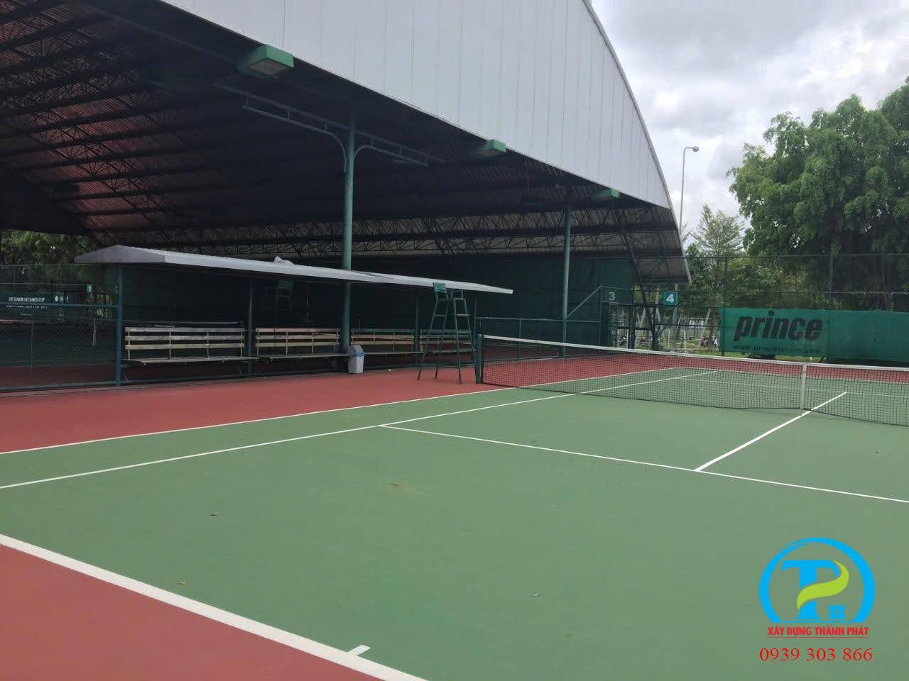 Báo giá thi công sân tennis tại Bình Dương