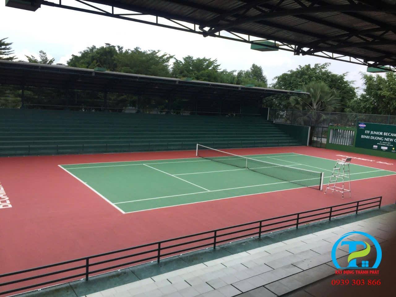 Đơn vị thi công sân tennis đạt chuẩn