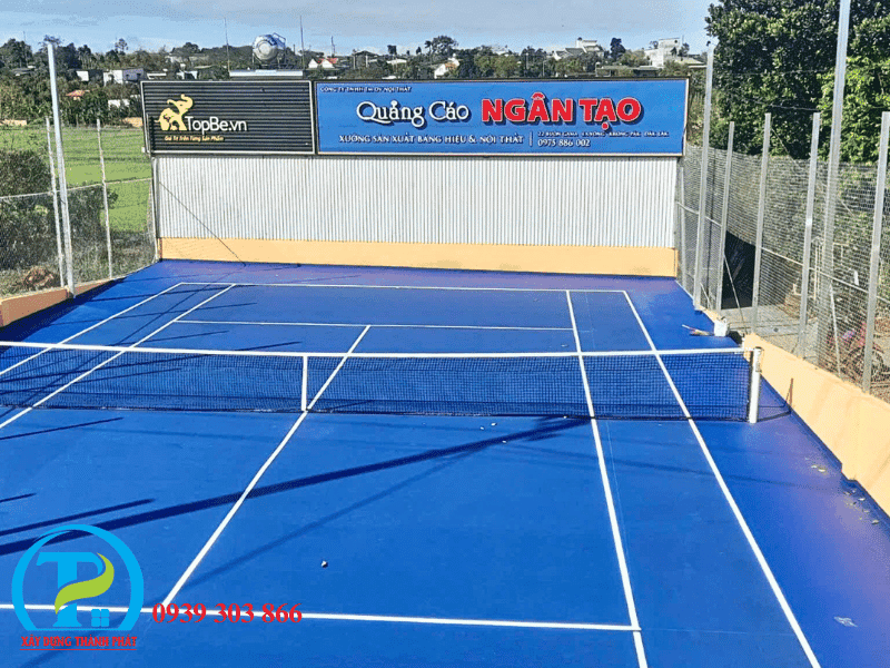 Thành Phát - nhà thầu thi công sân tennis ở Bình Dương đáng tin cậy