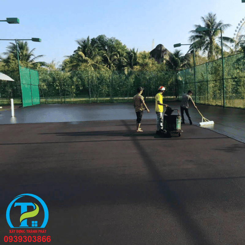 Quy trình thi công sân thể thao chuyên nghiệp