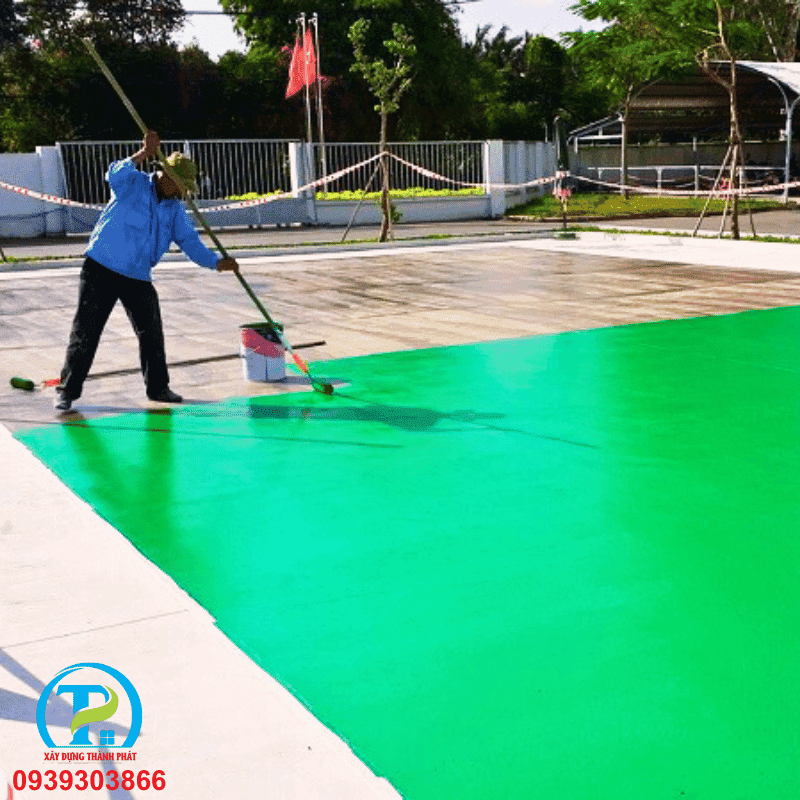 Hướng dẫn thi công sơn nhà thi đấu đa năng đạt chuẩn Hướng dẫn thi công sơn nhà thi đấu đa năng đạt chuẩn