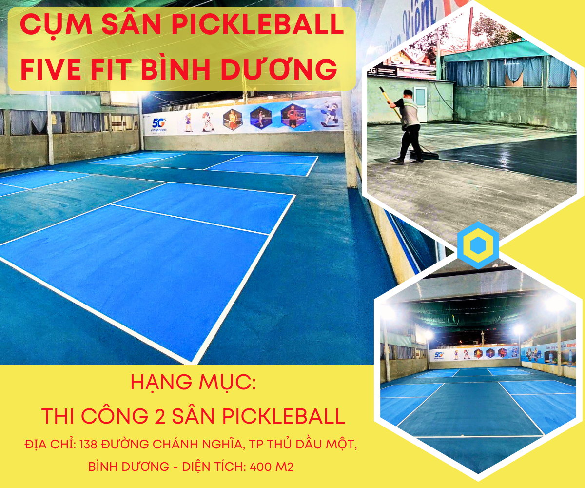 Thi công sân pickleball đạt chuẩn quốc tế tại Thành Phát Thi công sân pickleball đạt chuẩn quốc tế tại Thành Phát