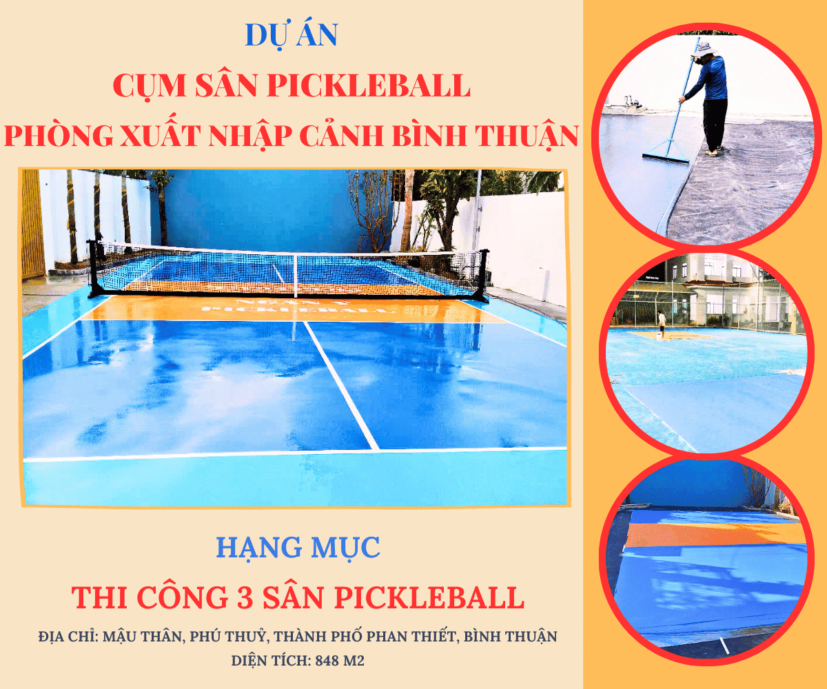 Nhà thầu thi công sân pickleball ở Vũng Tàu hàng đầu tại Việt Nam Nhà thầu thi công sân pickleball ở Vũng Tàu hàng đầu tại Việt Nam