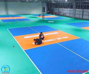 Xây dựng Thành Phát hỗ trợ thi công sân pickleball tại Pleiku 