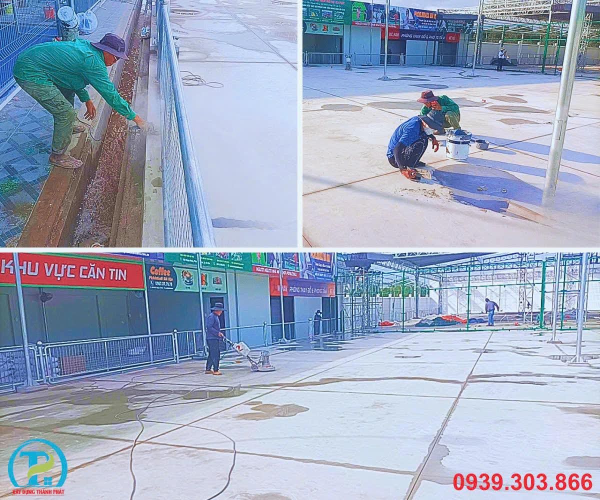 Thi công sân pickleball tại Bình Phước trọn gói tại Thành Phát