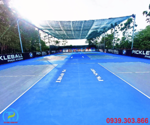Xây Dựng Thành Phát thi công sân pickleball đạt chuẩn, uy tín