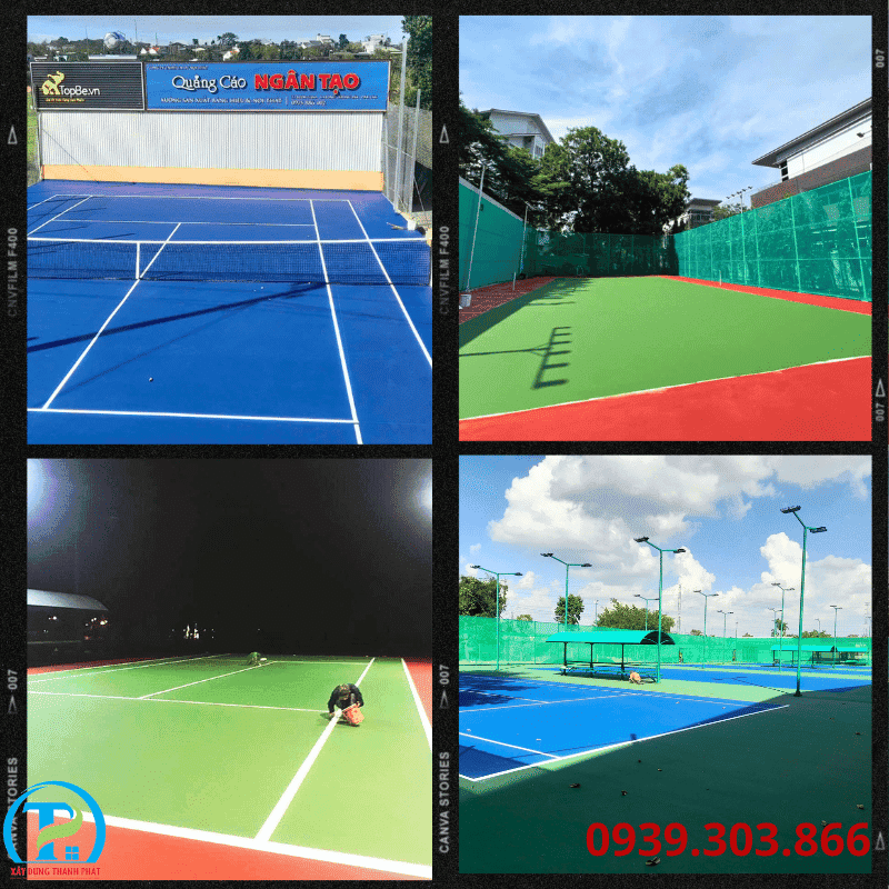 Thành Phát - Chuyên gia thi công sân tennis tại Bình Thuận