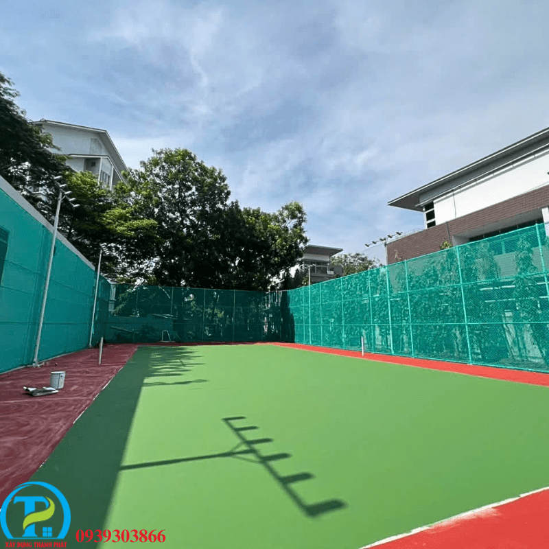 Thành Phát chuyên thi công sân tennis tại Rạch Giá