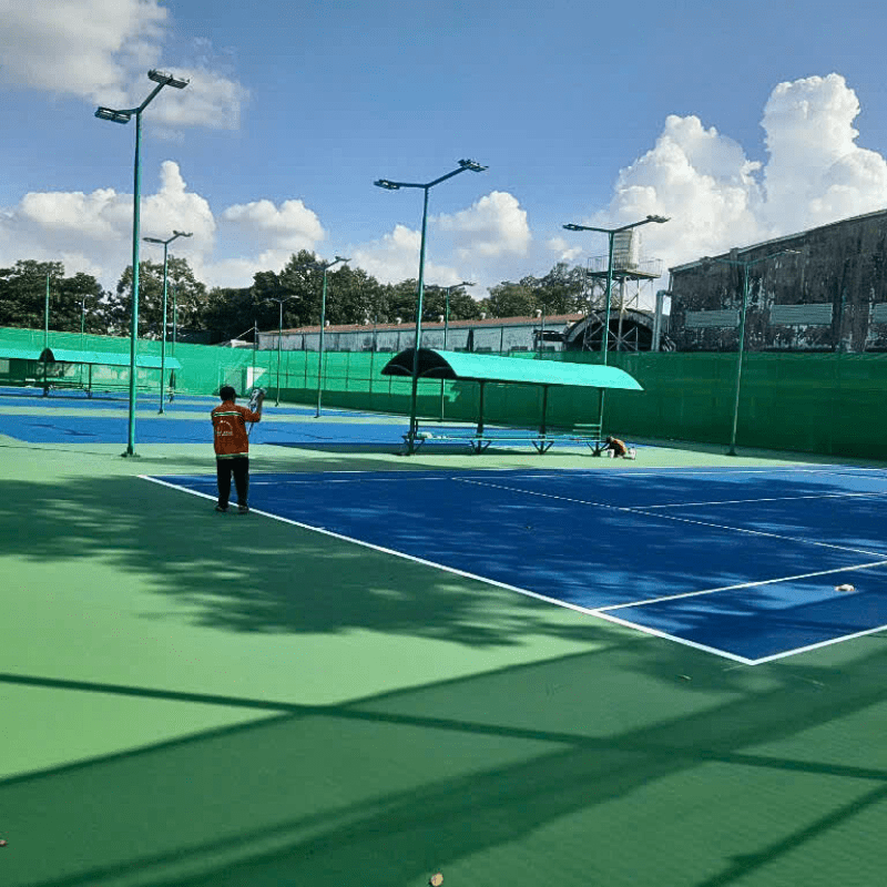 thi công sân tennis tại Rạch Giá