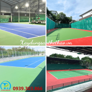 Thành Phát - Đơn vị thi công sân tennis tại Gia Nghĩa bền bỉ