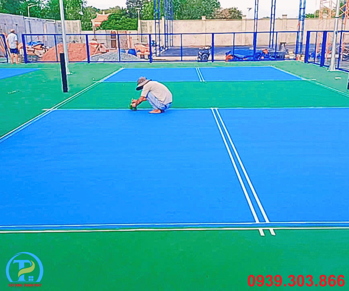Thi công sân pickleball tại Kiên Giang Thi công sân pickleball tại Kiên Giang