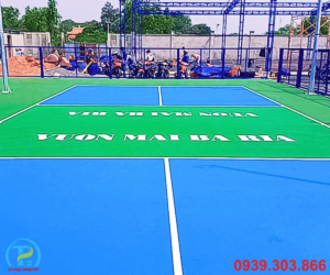 Xây dựng Thành Phát thi công sân pickleball trên toàn quốc