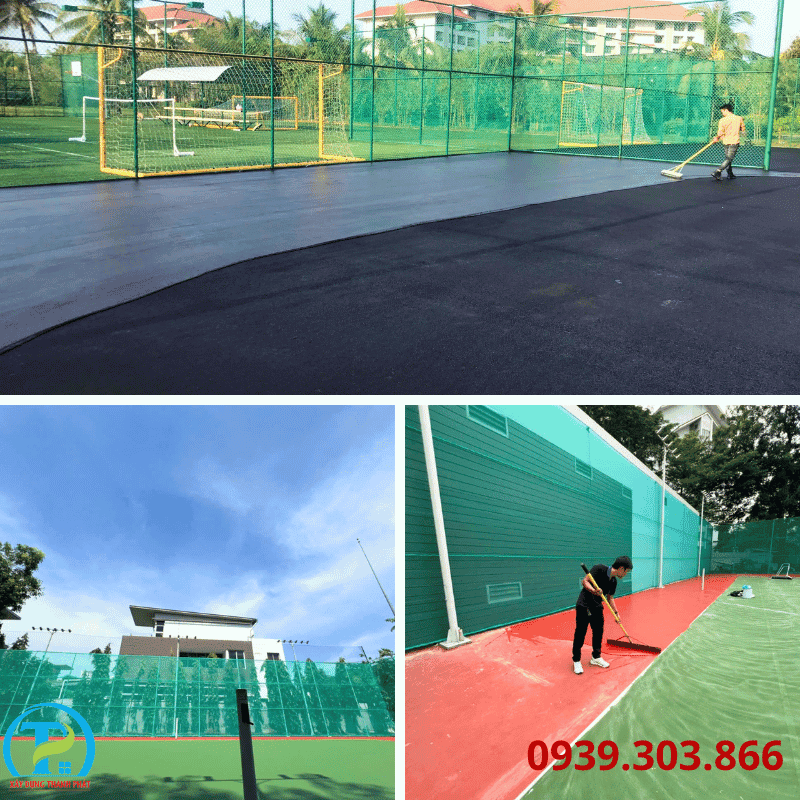 Chọn vật liệu thi công sân tennis tại Pleiku đạt chuẩn ITF