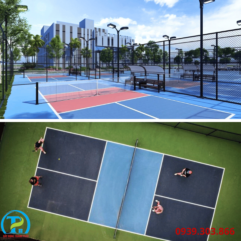 chi phí làm sân pickleball