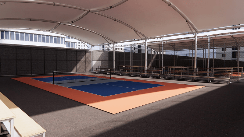 Giá thi công mái che sân pickleball là một khoản đầu tư quan trọng
