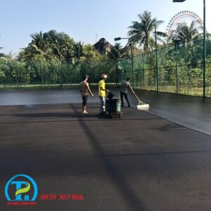 Thi công sơn sân Pickleball