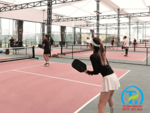 Thi công sân pickleball ngoài trời chất lượng tại Thành Phát 